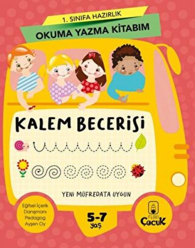 1. Sınıfa Hazırlık Okuma Yazma Kitabım Kalem Becerisi