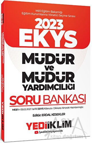 2023 MEB EKYS Müdür ve Müdür Yardımcılığı Soru Bankası