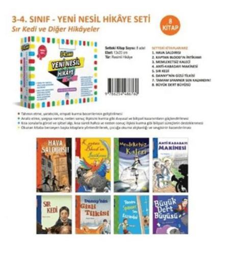 3-4.Sınıf Yeni Nesil Hikaye Seti