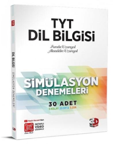 3D TYT Dil Bilgisi Simülasyon 30 Adet Denemeleri Çözüm