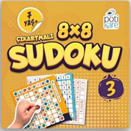 8x8 Çıkartmalı Sudoku 3