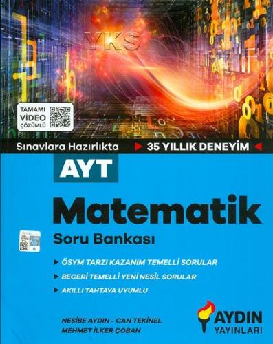 Aydın Yayınları 2021 AYT Matematik Tamamı Video Çözümlü Soru Bankası