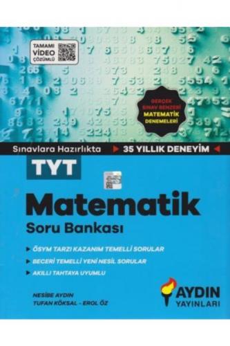 Aydın Yayınları 2021 TYT Matematik Tamamı Video Çözümlü Soru Bankası