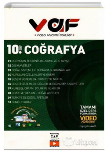 ÇAP VAF 10.SINIF COĞRAFYA