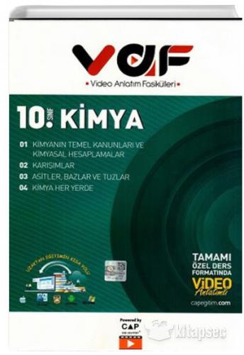 ÇAP VAF 10.SINIF KİMYA