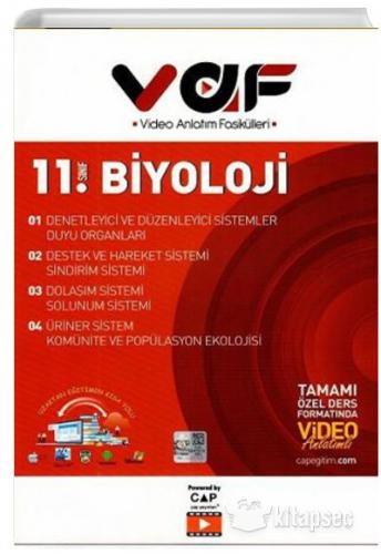 ÇAP VAF 11.SINIF BİYOLOJİ