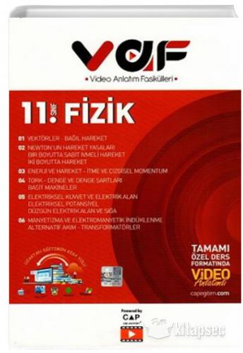 ÇAP VAF 11.SINIF FİZİK