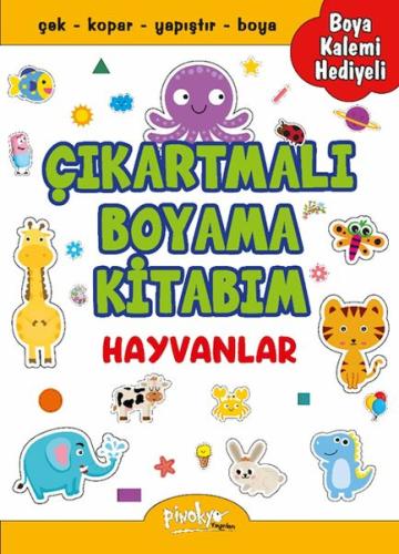 Çıkartmalı Boyama Hayvanlar