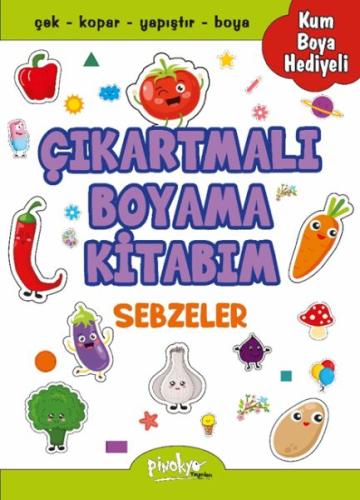 Çıkartmalı Boyama Sebzeler