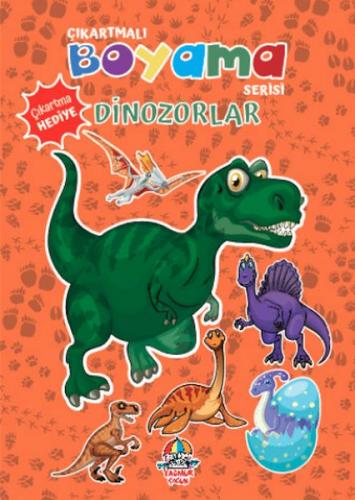 Çıkartmalı Boyama Serisi - Dinozorlar