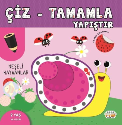 Çiz-Tamamla-Yapıştır Neşeli Hayvanlar