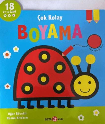 Çok Kolay Boyama Uğur Böcekli Resim Kitabım