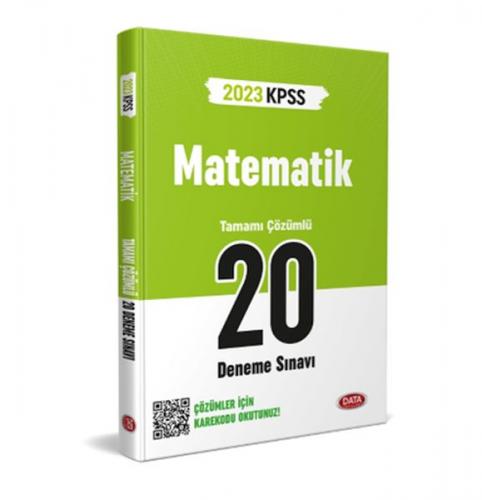 Data 2023 Kpss Matematik 20 Deneme Sınavı Karekod Çözümlü