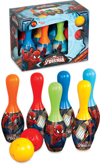 DEDE/ SPIDERMAN BOWLING SET