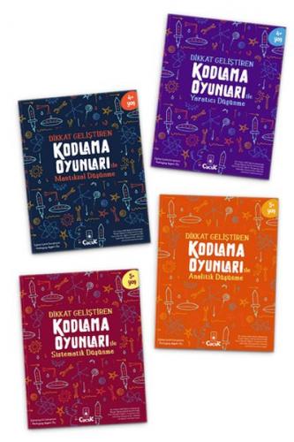 Dikkat Geliştiren Kodlama Oyunları Serisi (4 Kitap)