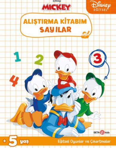 Disney Eğitsel Çıkartmalı Alıştırma Kitabım Sayılar