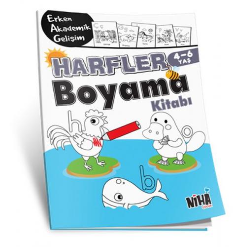 EAG Harfler Boyama Kitabı 4-6 Yaş