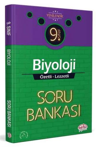 Editör 9.Sınıf Biyoloji Özel Lezzetli Soru Bankası (YENİ)