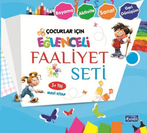 Eğlenceli Faaliyet Seti - Mavi Kitap - 3+ Yaş