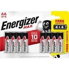 Energizer Enr Max Alk AA Bp8 4+4