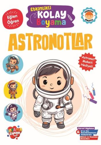 Etkinlikli Kolay Boyama -Astronotlar