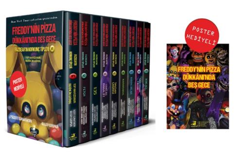 Fazbear'In Korkunç Tipleri 9 Kitaplık Kutulu Set (Poster Hediyeli)