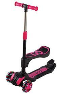 FURKAN COOL WHEELS COMBO OTURAKLI SCOOTER PEMBE ( 7YAŞ+ 50 KG.) (tek ürün gönderilecektir, fotoğraf temsilidir)