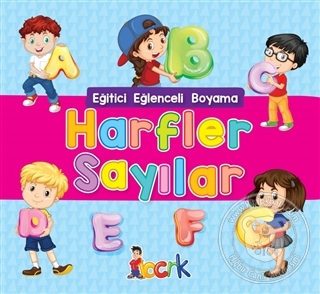 Harfler Sayılar - Eğitici Eğlenceli Boyama