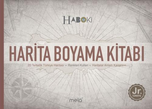 Harita Boyama Kitabı 20 Tematik Türkiye Haritası