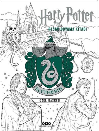 Harry Potter Filmlerinden Resmi Boyama Kitabı – Slytherin Özel Baskısı