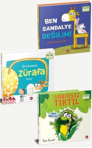 Hayvanlarla Eğleniyorum Set - Organik Kitap (3 Kitap Takım) (Ciltli)