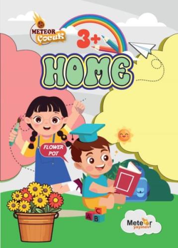 Homes (Ev Bölümleri) Türkçe – İngilizce Boyama Kitabı