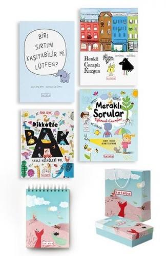 Ketebe Çocuk Set 3 (4 Kitap Takım + Çanta Kutu ve Defter Hediyeli) (Ci