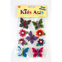 KIDS ARTS FT-7101 KEÇE STICKER KELEBEK -