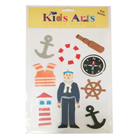 KIDS ARTS ST-103161 EVA STICKER (ASKER) -