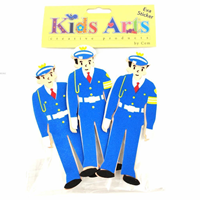 KIDS ARTS ST-105594 EVA STICKER (POLİS) -