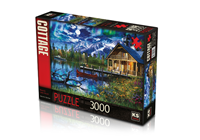 KSG / PUZZLE 3000 PARÇA MONLİT LAKE HOUSE 23008 -