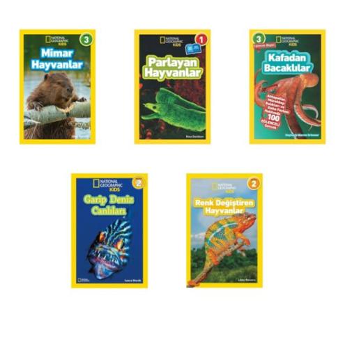 National Geographic Kids Olağanüstü Hayvanlar Seti 5 Kitap