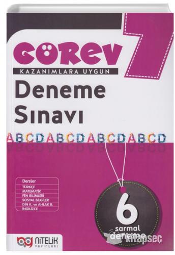 NİTELİK 7.SINIF GÖREV 6'LI SARMAL DENEME