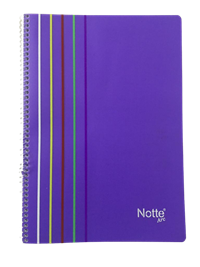 NOTTE SPRALLİ PLASTİK KAPAK A4 ARC DEFTER 100 YAPRAK ÇİZGİLİ -