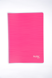 NOTTE SPRALLİ PLASTİK KAPAK A5 TREND DEFTER 100 YAPRAK ÇİZGİLİ