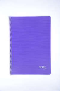 NOTTE SPRALLİ PLASTİK KAPAK A5 TREND DEFTER 80 YAPRAK DÜZ