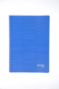 NOTTE SPRALLİ PLASTİK KAPAK A5 TREND DEFTER 80 YAPRAK KARELİ