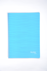 NOTTE SPRALLİ PLASTİK KAPAK A6 TREND DEFTER 80 YAPRAK KARELİ