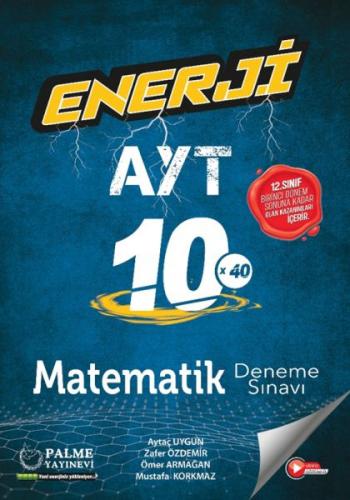 Palme Enerji Ayt Matematik 10 Deneme Sınavı