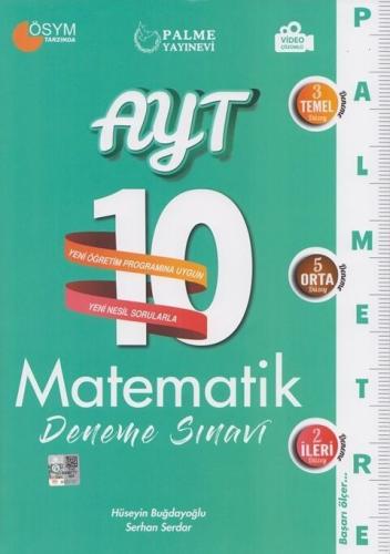 Palme AYT Matematik Palmetre Serisi 10 Deneme Sınavı