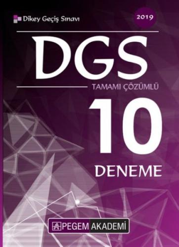 Pegem 2019 DGS Tamami Çözümlü 10 Deneme (Yeni)