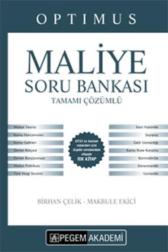 Pegem Optimus 2018 KPSS A Grubu Maliye Tamami Çözümlü Soru Bankasi (Ci