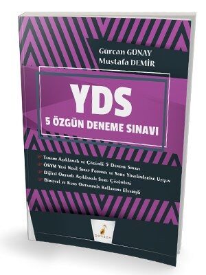 Pelikan YDS 5 Özgün Deneme Sınavı Çözümlü Yeni