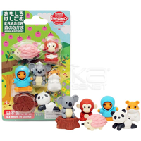 TAROS IWAKO PUZZLE ERASER ANIMALS IN FOREST BLİSTERLİ SİLGİ SETİ -